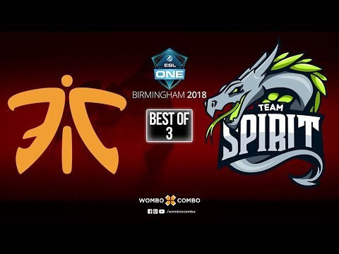 Fnatic vs Team Spirit Game 1 (BO3) | ESL One Birmingham 2018