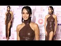 Sini Shetty In Transparent Gown Reached Red At Carpet Of The Filmfare OTT Awards 2022
