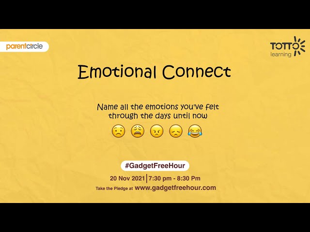 Take the 14-day challenge: Day 12 - Emotional Connect