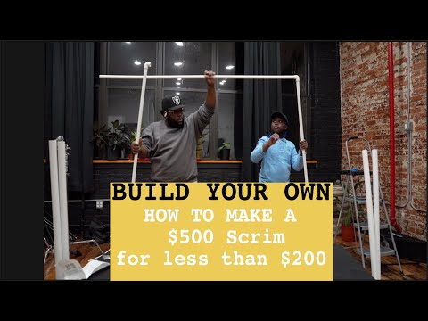 Build Your Own: How To Make a Professional Scrim Jim for Under $200