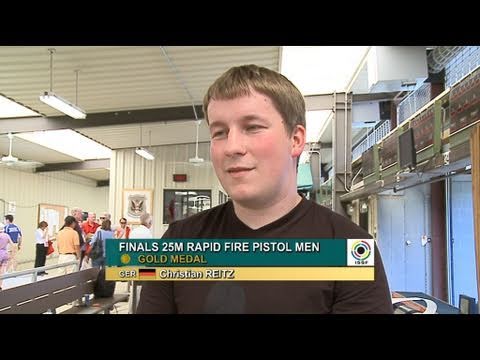 25m Rapid Fire Pistol Men Interview - ISSF WC 2011, Rifle & Pistol Stage 5, Fort Benning (USA)