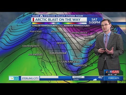KSAN 10pm Weather - Tuesday January 15, 2019