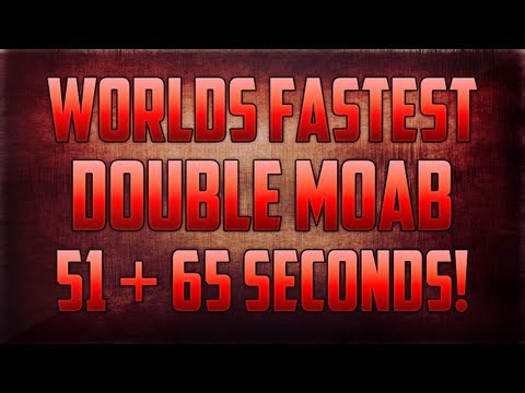 MW3 WORLD RECORD FASTEST DOUBLE MOAB  3:03 min+ 51 sec MOAB