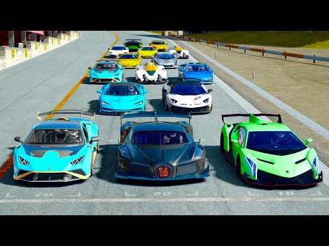 Bugatti Black Devil vs Lamborghini Hypercars at Nardo Speed Ring