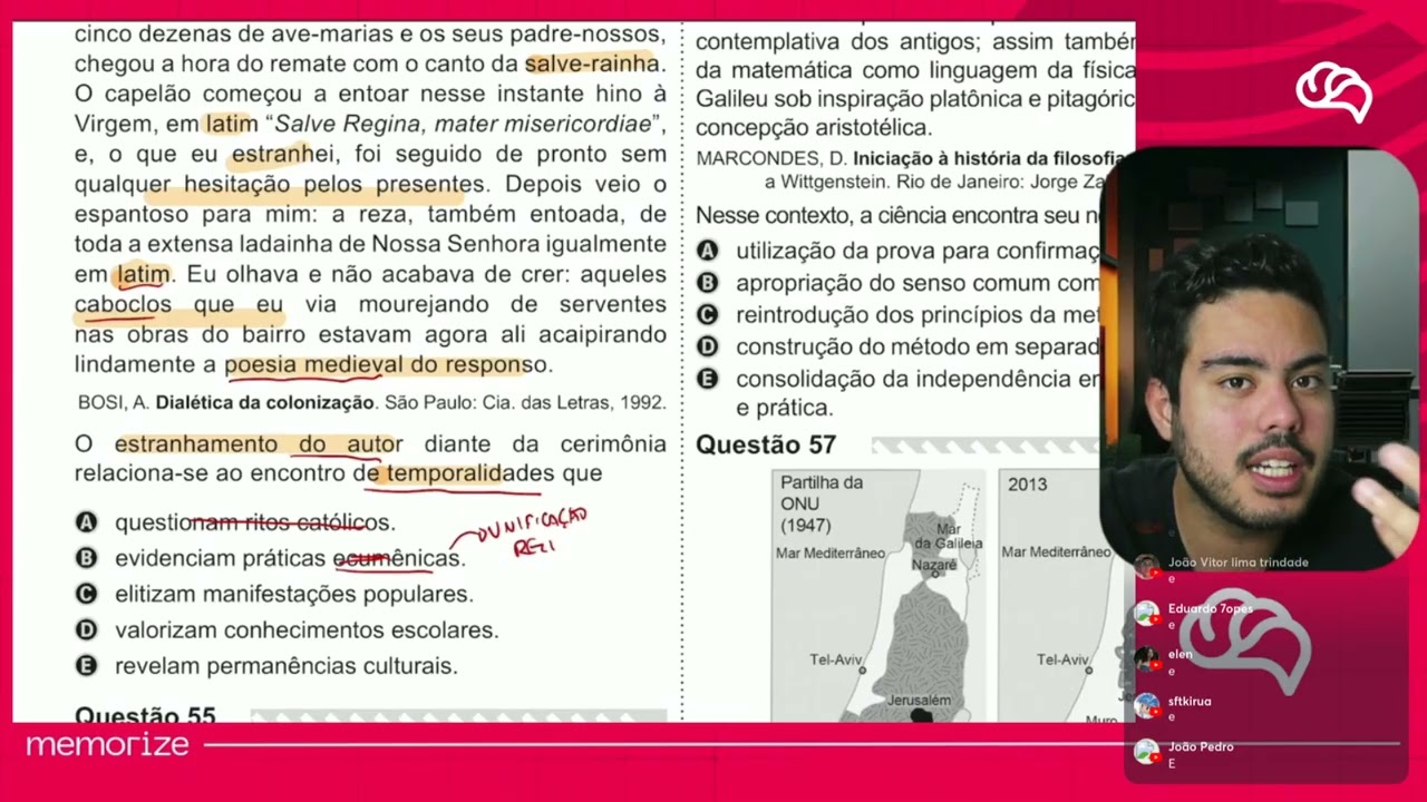 Resolução em Vídeo — Questão 54 ENEM 2019 PPL