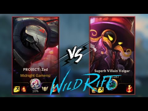 WILDRIFT ~ ZED vs VEIGAR | HOW TO COUNTER IN MID / PATCH 2.5
