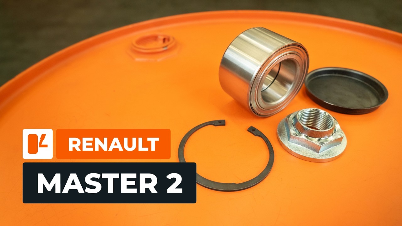 Wie Renault Master 2 Kasten Radlager hinten wechseln - Anleitung