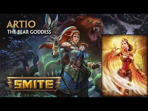 Artio fights the "I" Goddess