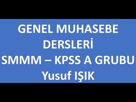 14)  10 HAZIR DEĞERLER SMMM    KPSS A