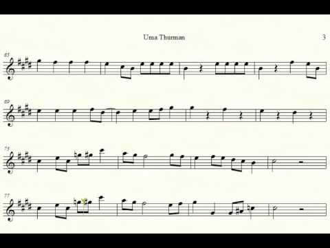 Fall Out Boy- Uma Thurman [Alto Sax]