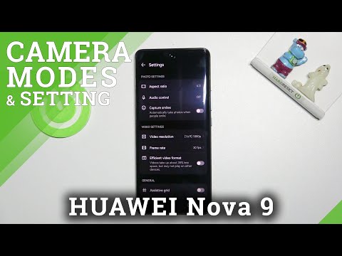 How to Activate Camera Voice Control on HUAWEI Nova 9 - Camera Settings