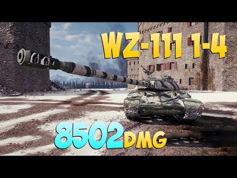 WZ-111 1-4 - 4 Frags 8.5K Damage - With little! - World Of Tanks