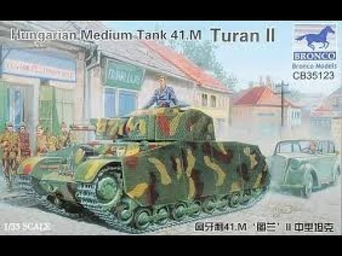 Bronco 1/35 Scale Hungarian Medium Tank 41 M Turan II