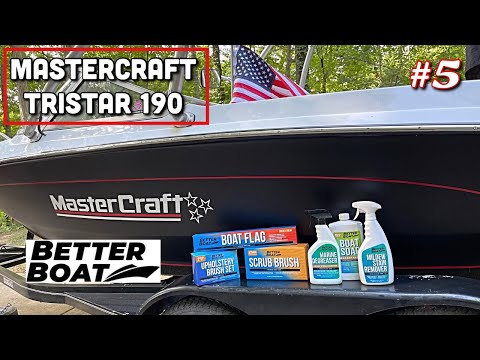 Cleaning up the MasterCraft with Better Boat Products