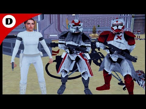 SGT HOUND PROTECTS THE SENATOR! ~ Men of War: Star Wars Mod