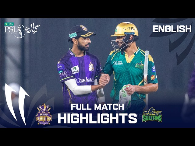 Full Highlights | Quetta Gladiators vs Multan Sultans | English | Match 13 | HBL PSL 11 | MZB1K Full Highlights | Quetta Gladiators vs Multan Sultans | English | Match 13 | HBL PSL 11 | MZB1K