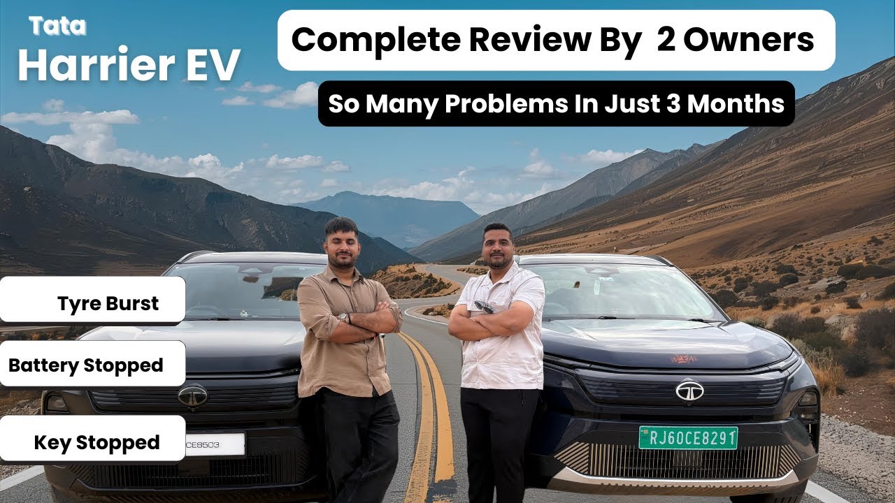 🚗 Tata Harrier EV Full Ownership Review by 2 Owners | Real Range, Problems & Tata Service Experience