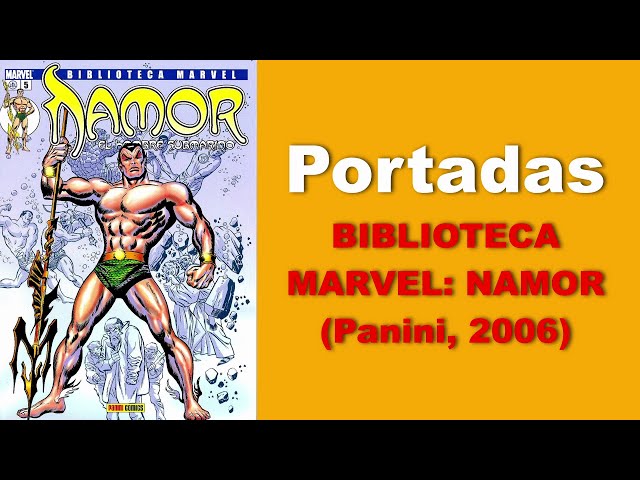 Vídeo relacionado con Biblioteca Marvel. Namor, el hombre submarino 1