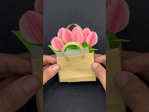 Tulipanes de papel 🌷 qué otra cosita les gustaría que hiciera? 🥰❤️❤️❤️