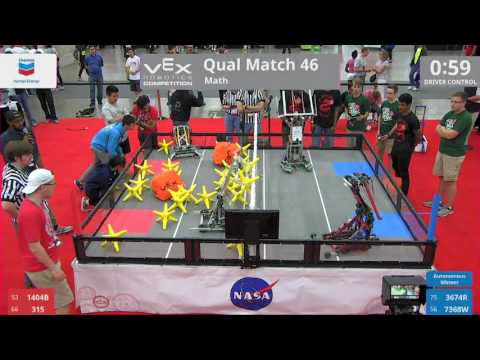 2017 VRC Math Q46 - 1404B 315 vs 3674R 7368W - 4 to 47