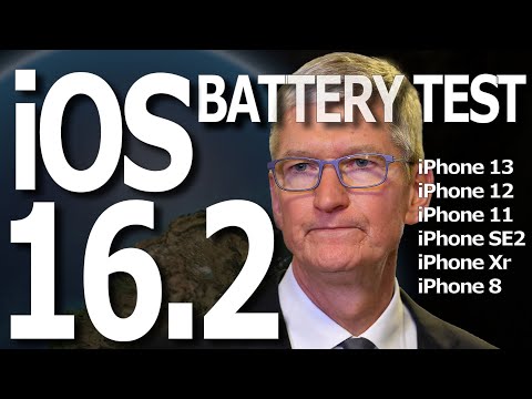 iOS 16.2 Battery Life / Battery Drain / Battery Performance Test.