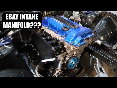 Test Fitting an NPBoosted Intake Manifold on the S14 (SR20DET)