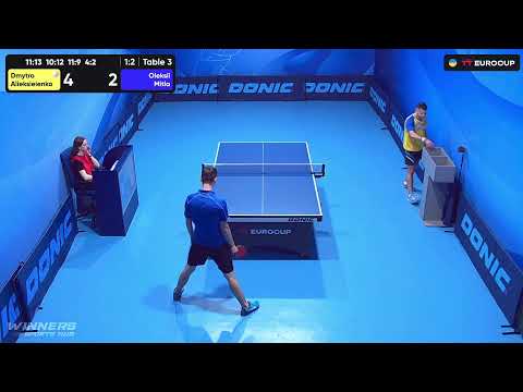 13:40 Dmytro Alieksieienko - Oleksii Mitla 11.09.2023 TT Euro.Cup Ukraine Master. TABLE 3