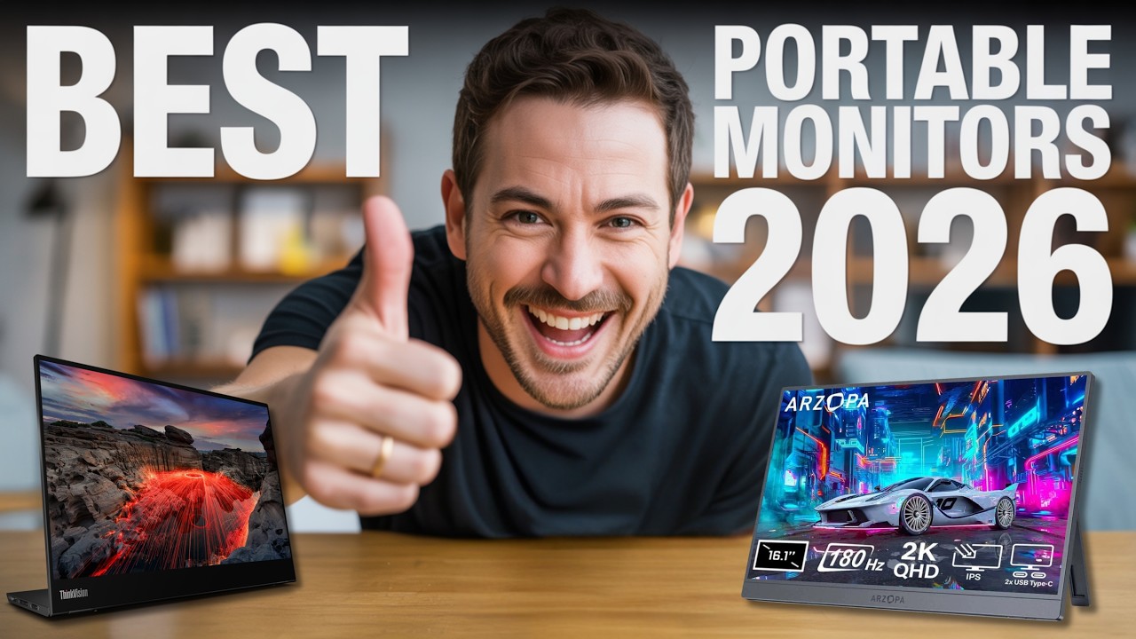 ✅ Best Portable Monitor 2026 [Watch This Before You Make a Choice!]