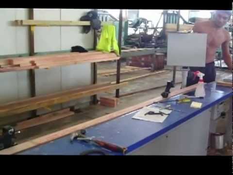 Taiwan CKM structural Auto Finger Joint Line FL-07N-3M (正光木工機 - 建材用自動指接機)