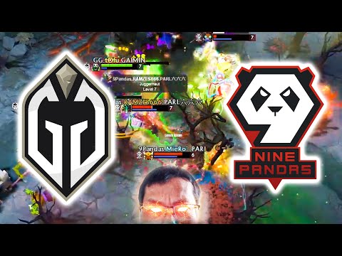 GG vs 9 PANDAS - WTF 14min GG - BALI MAJOR 2023