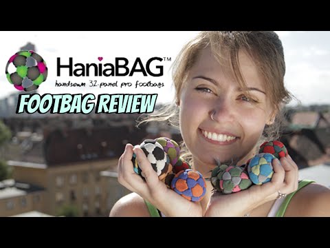 HaniaBag Footbag Review - Best 32 Panel Pro Style Hackysack?