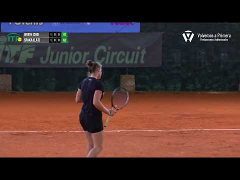 Final Femenina ITF Junior (Sanxenxo) - Würth (CRO) VS Spaka (LAT)