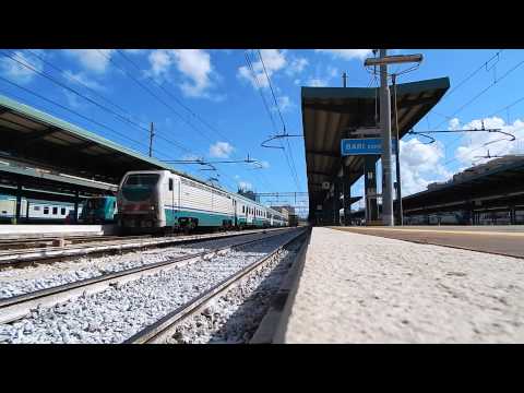 E402 125 per EXP 14610 Lecce-XXtimiglia-Lourdes, arrivo e partenza da Bari Centrale!