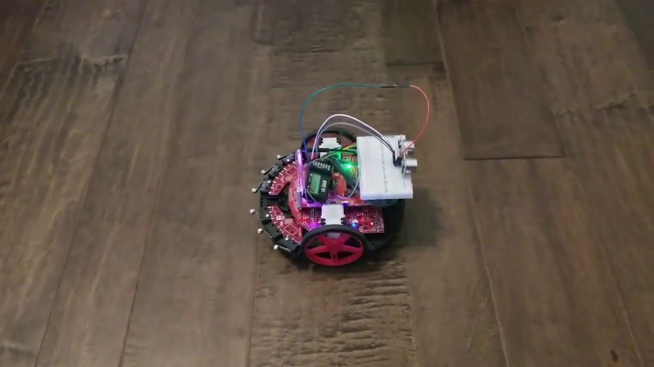 Remote Control Room Measuring Robot (TI-RSLK)