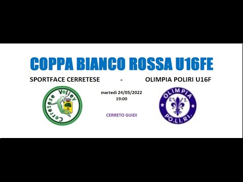 COPPA BR U16FE - Sportface Cerretese Vs Olimpia Poliri 16F