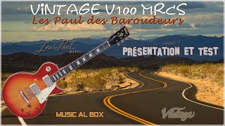Video thumbnail for Vintage Icon V100 MRCS Les Paul des Baroudeurs, taillée pour la scène. #Vintageguitars by Music AL Box