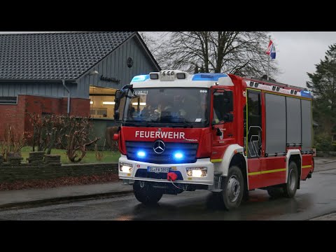 Alarmierung + Anfahrt + Ausrücken - HLF 10 | TSF-W [ Feuerwehr Neuberend ]