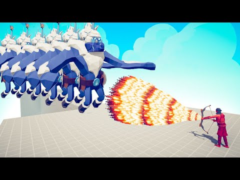 50x ICE GIANT KING vs EVERY GOD - TABS | Totally Accurate Battle Simulator 2022