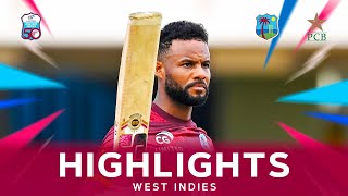 Shai Hope Hits Hundred And Seales Six Wickets! | Highlights | West Indies v Pakistan | 3rd ODI
