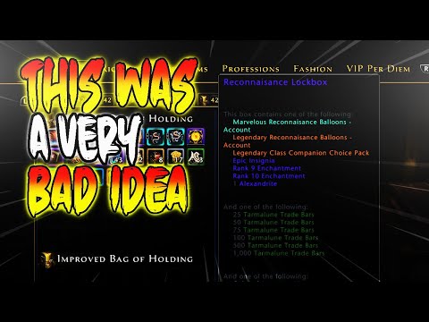 Opening 60 Reconnaissance Lockbox, Waste of ZEN!! in Neverwinter