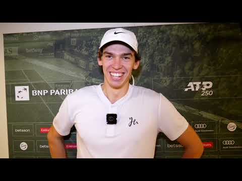 Nikola Slavic imponerade i ATP-debuten