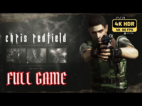 RESIDENT EVIL 1 Chris HD Remaster Full Gameplay Walkthrough [4K 60FPS HDR] Full Game No Commentary