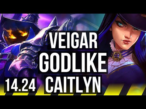 VEIGAR & Morgana vs CAITLYN & Thresh (ADC) | Comeback, 47k DMG, Godlike | BR Grandmaster | 14.24