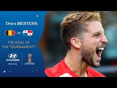 Dries MERTENS goal vs Panama | 2018 FIFA World Cup | Hyundai Goal of the Tournament Nominee