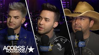 Adam Lambert, Prince Royce & Jason Aldean Play 'First & Last' | Access Hollywood