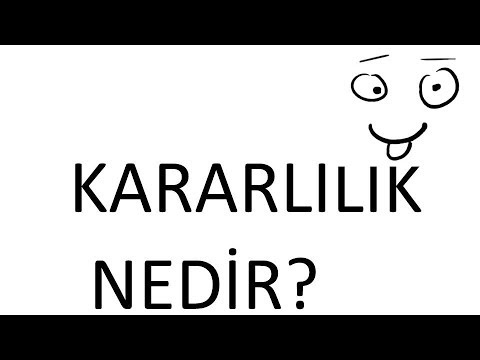KONTROL TEORİSİ - Kararlılık (stability) nedir?