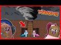 BADAI TORNADO VS RUMAH AMAN BAWAH TANAH !! Feat @sapipurba Minecraft