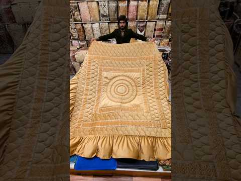 Turkish bridal bedsheet set  #bedsheet #wedding #bridal #swat #blanket #newarival #youtubeshorts