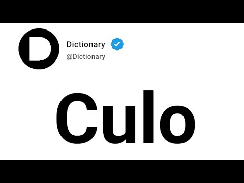 Culo Meaning
