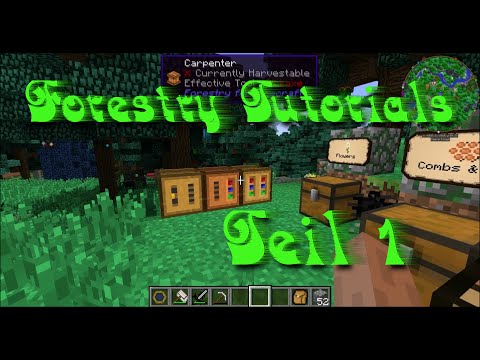 Minecraft - Forestry Tutorial: Teil 1 Wichtige Gerätschaften [German]